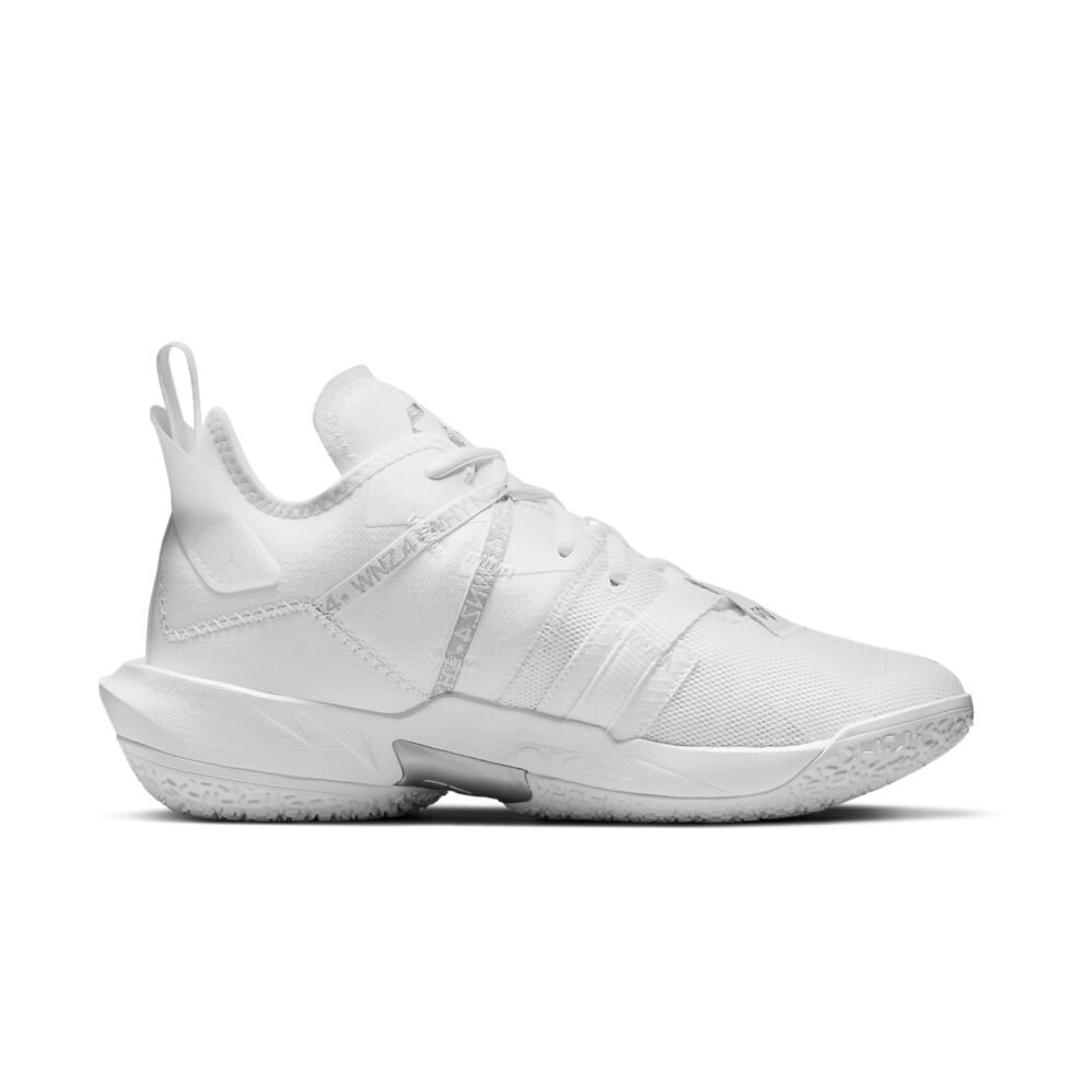 Air Jordan Why Not Zer0.4 PF 'White Metallic Silver' CQ4231-101 - Image 2