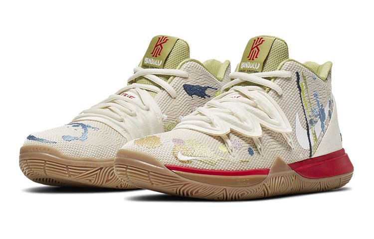 (GS) Nike Bandulu x Kyrie 5 'Embroidered Splatters' CQ4326-100 - Image 2
