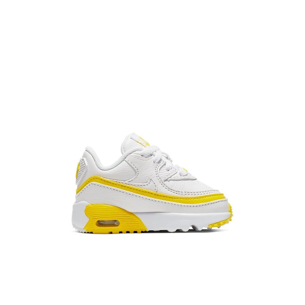 (TD) Nike x Undefeated Air Max 90 'White Optic Yellow' CQ4615-101 - Image 2