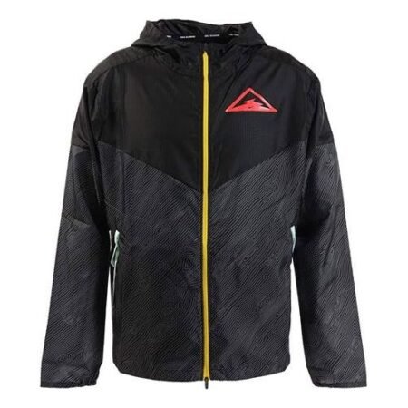 Nike Windrunner hooded Trail Running Jacket Black CQ7962-010