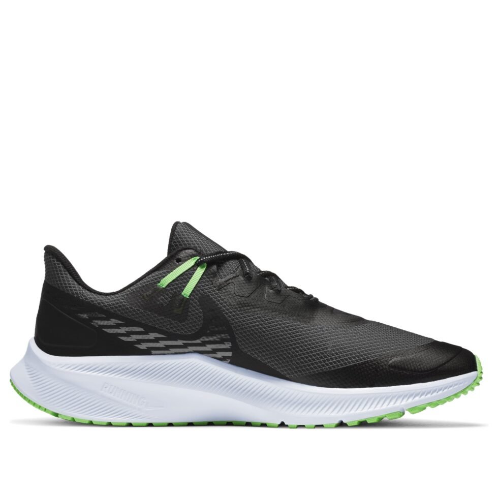 Nike Quest 3 Shield 'Black Poison Green' CQ8894-010 - Image 6