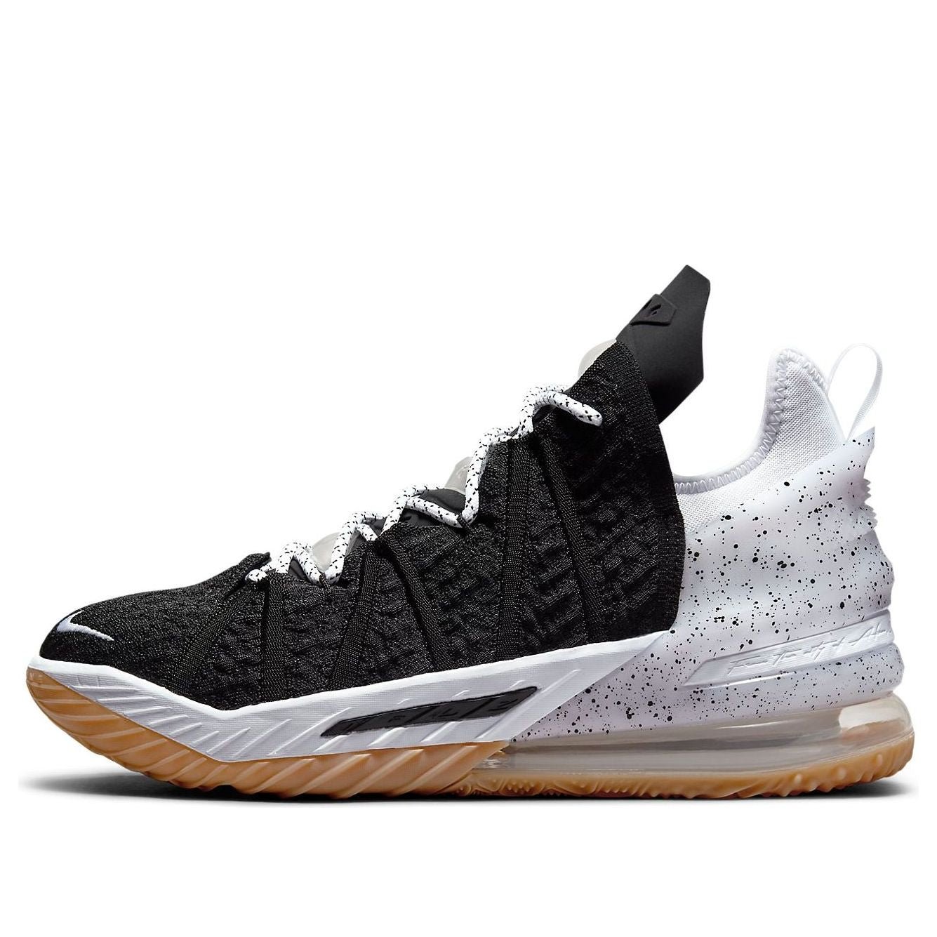 Nike LeBron 18 'Black White Gum' CQ9283-007