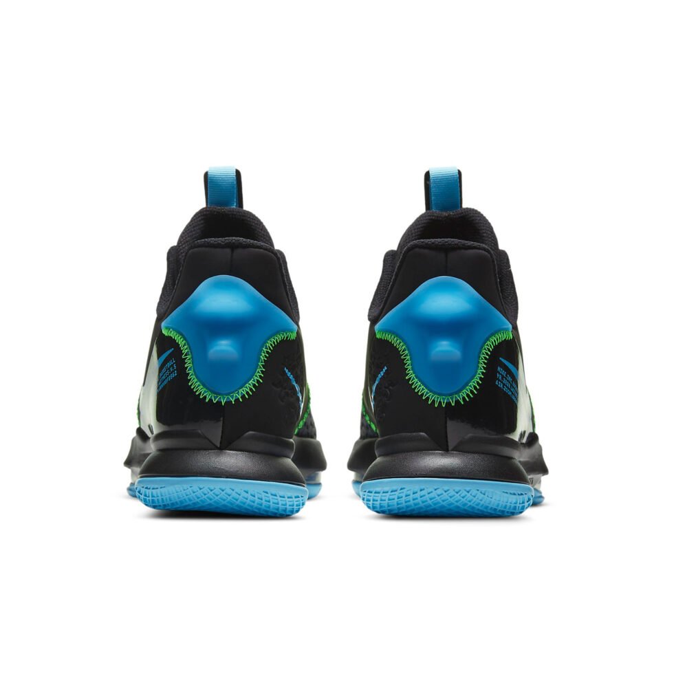 Nike LeBron Witness 5 'Black Light Blue Fury' CQ9380-004 - Image 5