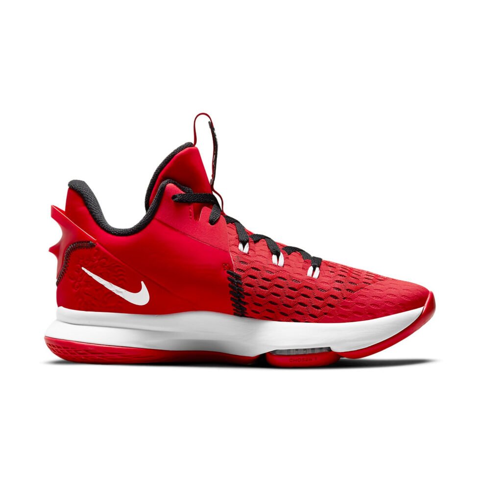 Nike LeBron Witness 5 'University Red' CQ9380-601 - Image 2