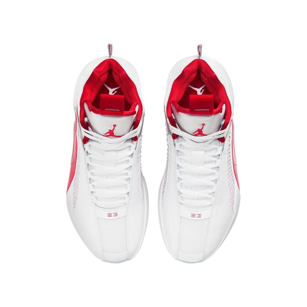 (GS) Air Jordan 35 'White Fire Red' CQ9433-100 - Image 4