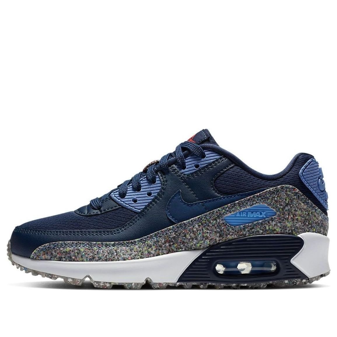 (GS) Nike Air Max 90 SE 'Midnight Navy Speckled' CQ9909-400