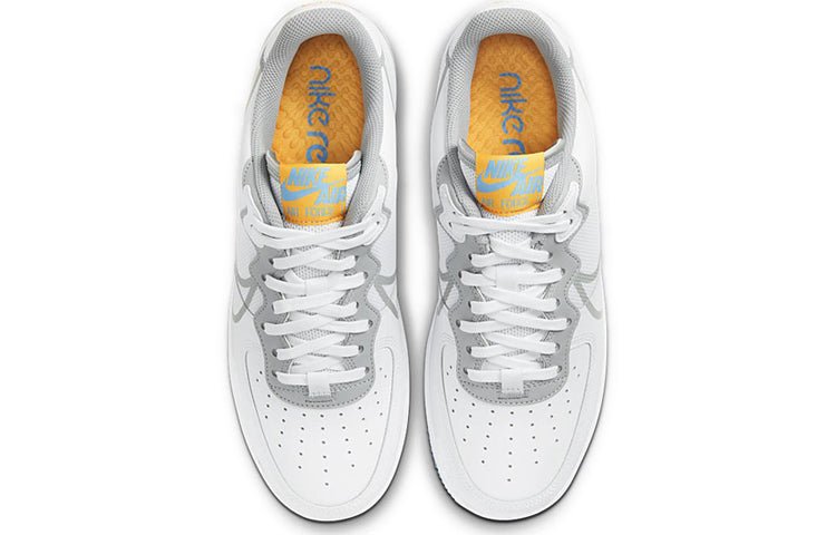 Nike Air Force 1 React 'Smoke Grey Gold' CT1020-100 - Image 6