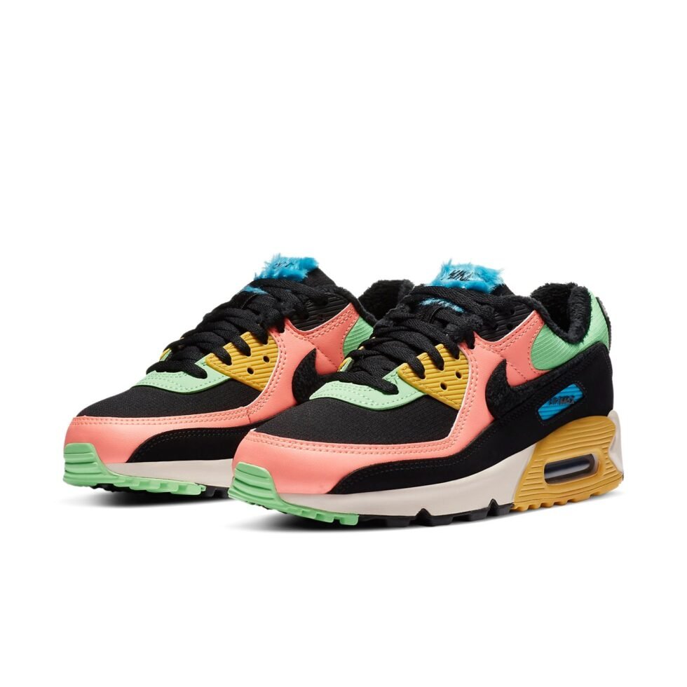 (WMNS) Nike Air Max 90 'Fur Multi-Color' CT1891-600 - Image 3