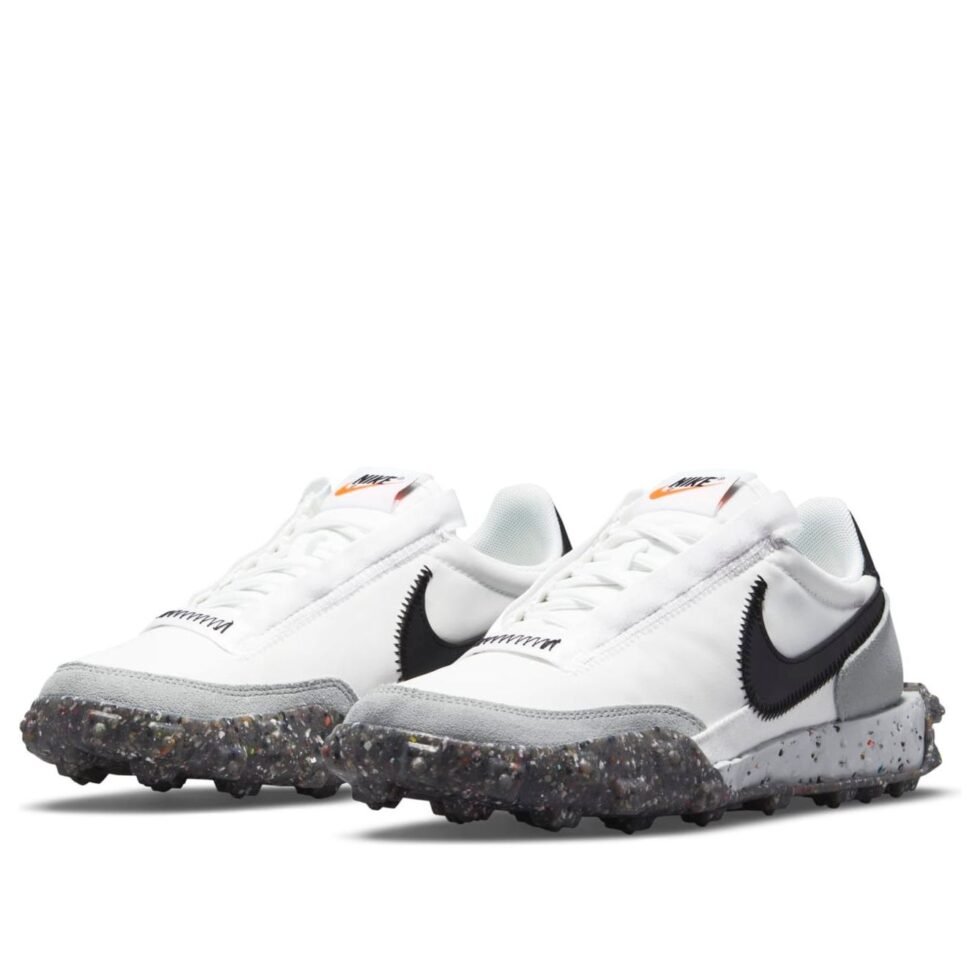 (WMNS) Nike Waffle Racer Crater 'White Black' CT1983-104 - Image 3