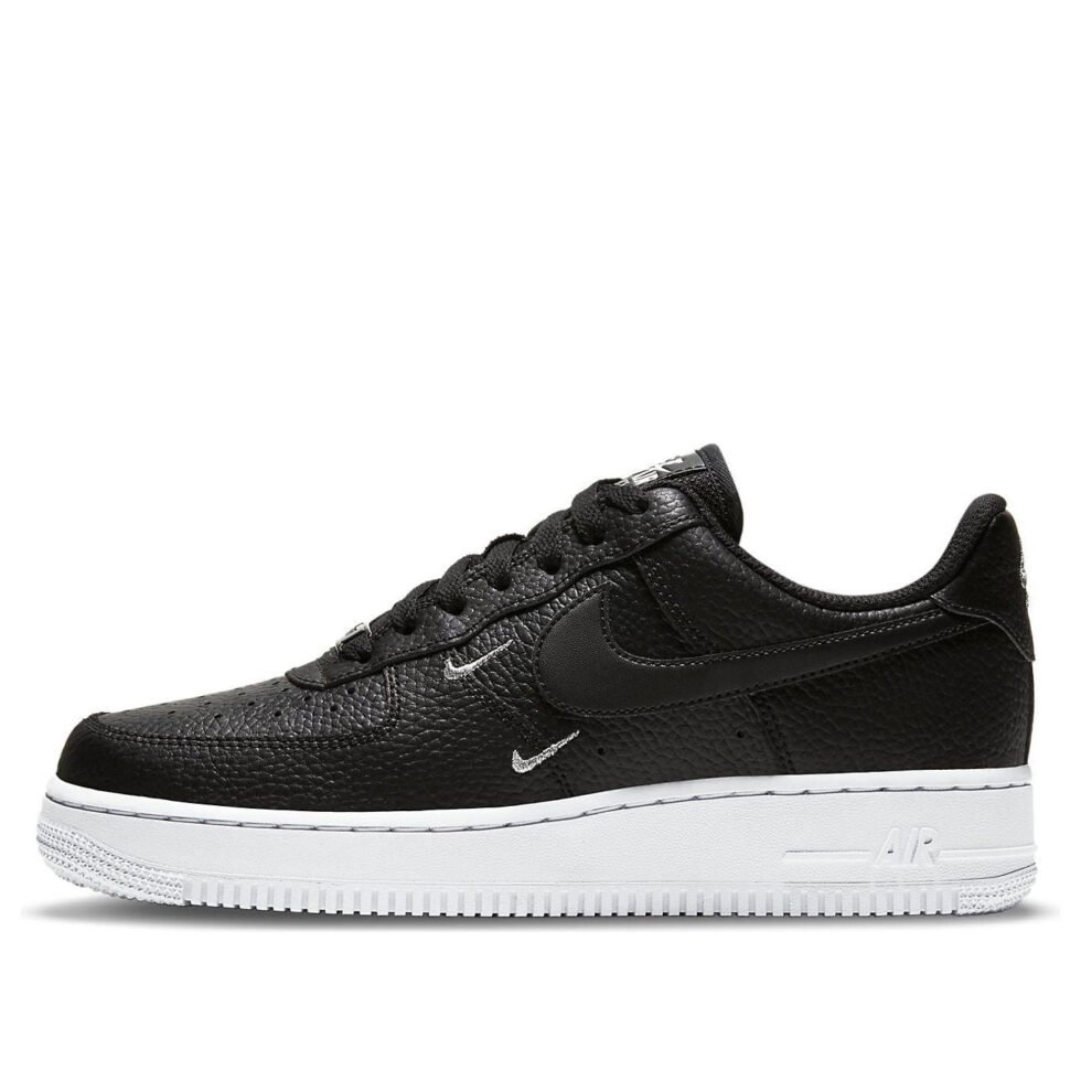 (WMNS) Nike Air Force 1 '07 Essential 'Tumble Leather - Black' CT1989-002
