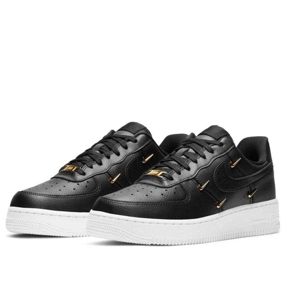 (WMNS) Nike Air Force 1 '07 LX 'Sisterhood - Black Metallic Gold' CT1990-001 - Image 3