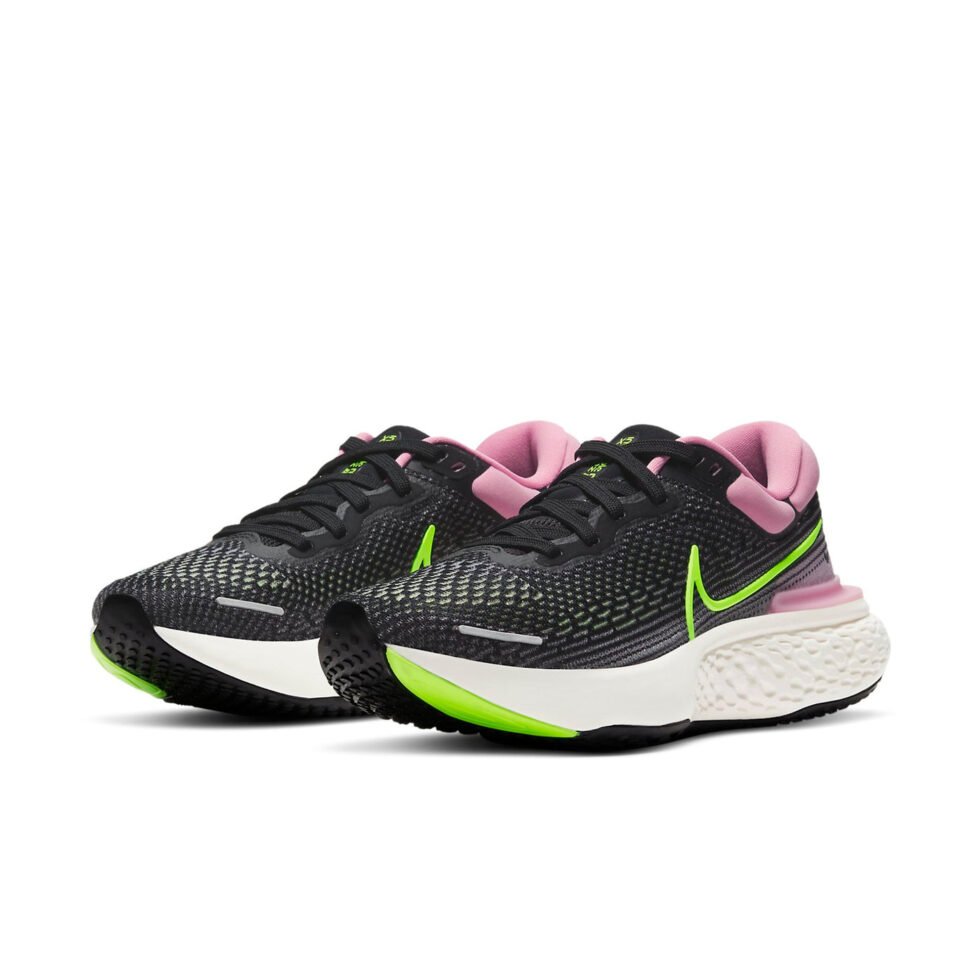 (WMNS) Nike ZoomX Invincible Run Flyknit 'Black Elemental Pink' CT2229-002 - Image 3