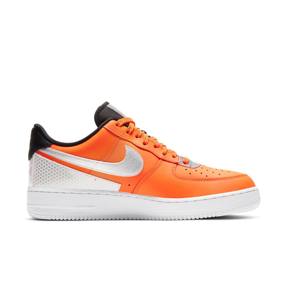 Nike x 3M Air Force 1 '07 SE 'Total Orange' CT2299-800 - Image 2