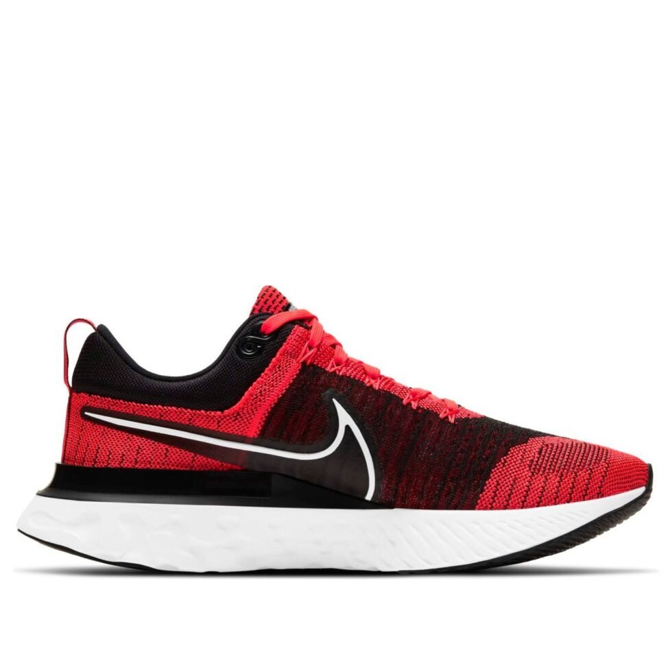 Nike React Infinity Run Flyknit 2 'Bright Crimson Black' CT2357-600 - Image 2