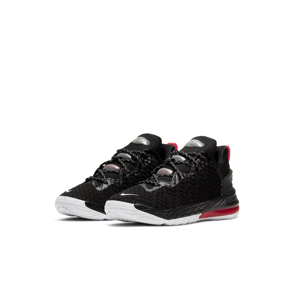 (PS) Nike LeBron 18 'Black University Red' CT4710-001 - Image 3