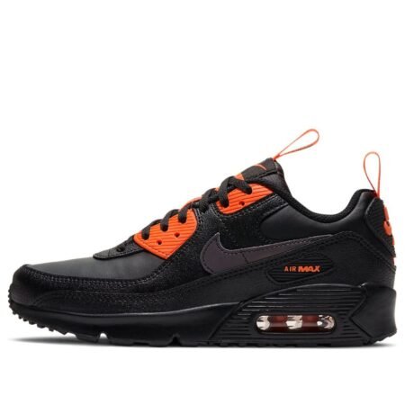 (GS) Nike Air Max 90 SE 'Black Total Orange' CT5231-001