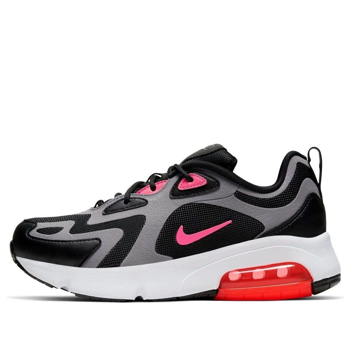(GS) Nike Air Max 200 'Black Hot Punch' CT6388-001