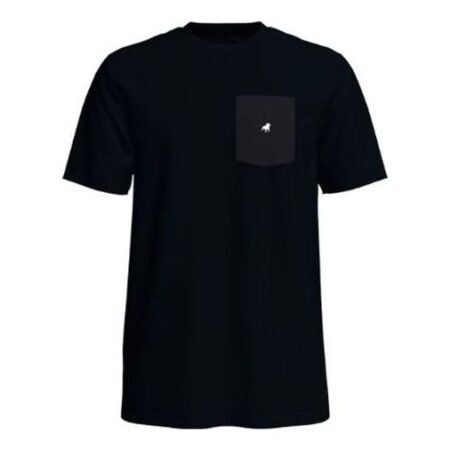 Nike SB Skateboard animal Embroidered Short Sleeve Black CU0313-010