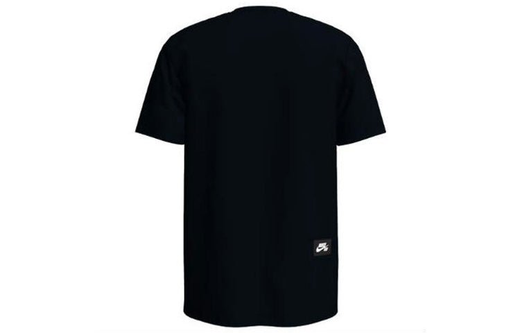 Nike SB Skateboard animal Embroidered Short Sleeve Black CU0313-010 - Image 2
