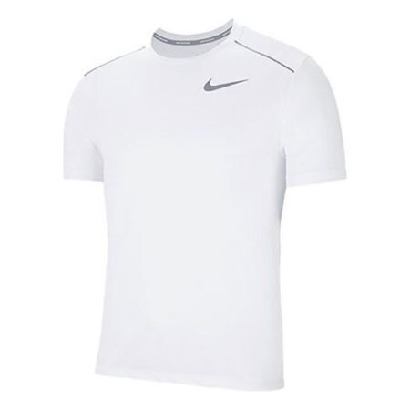Nike DRI-FIT Quick Dry Reflective Casual Sports Running White CU0327-100