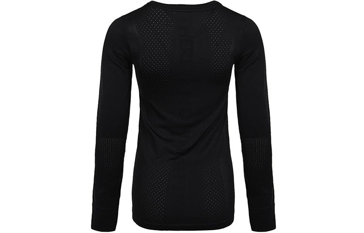(WMNS) Nike Infinite Slim Fit Quick Dry Running Long Sleeves Black Gym Clothes CU3123-010 - Image 3