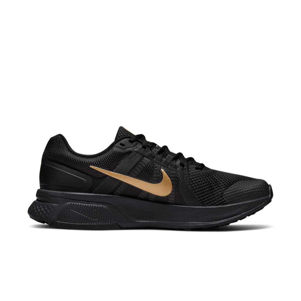 Nike Run Swift 2 'Black Metallic Gold' CU3517-010 - Image 2