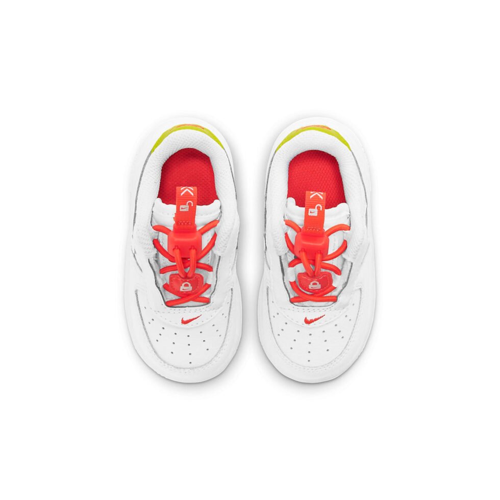 (TD) Nike Force 1 Toggle 'White Red Yellow' CU5289-102 - Image 4