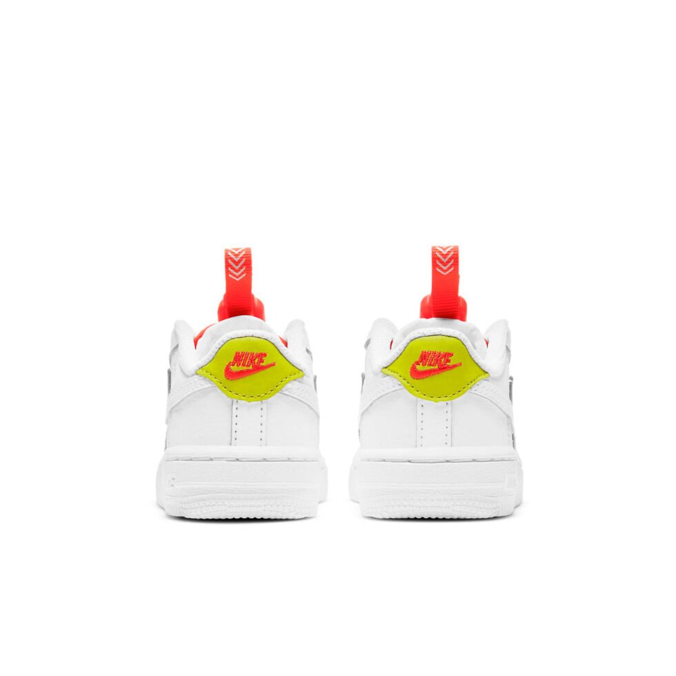 (TD) Nike Force 1 Toggle 'White Red Yellow' CU5289-102 - Image 5