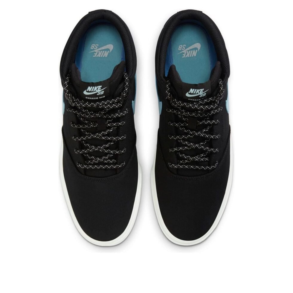 Nike SB Charge Mid PRM 'Black Blue' CU5387-001 - Image 4