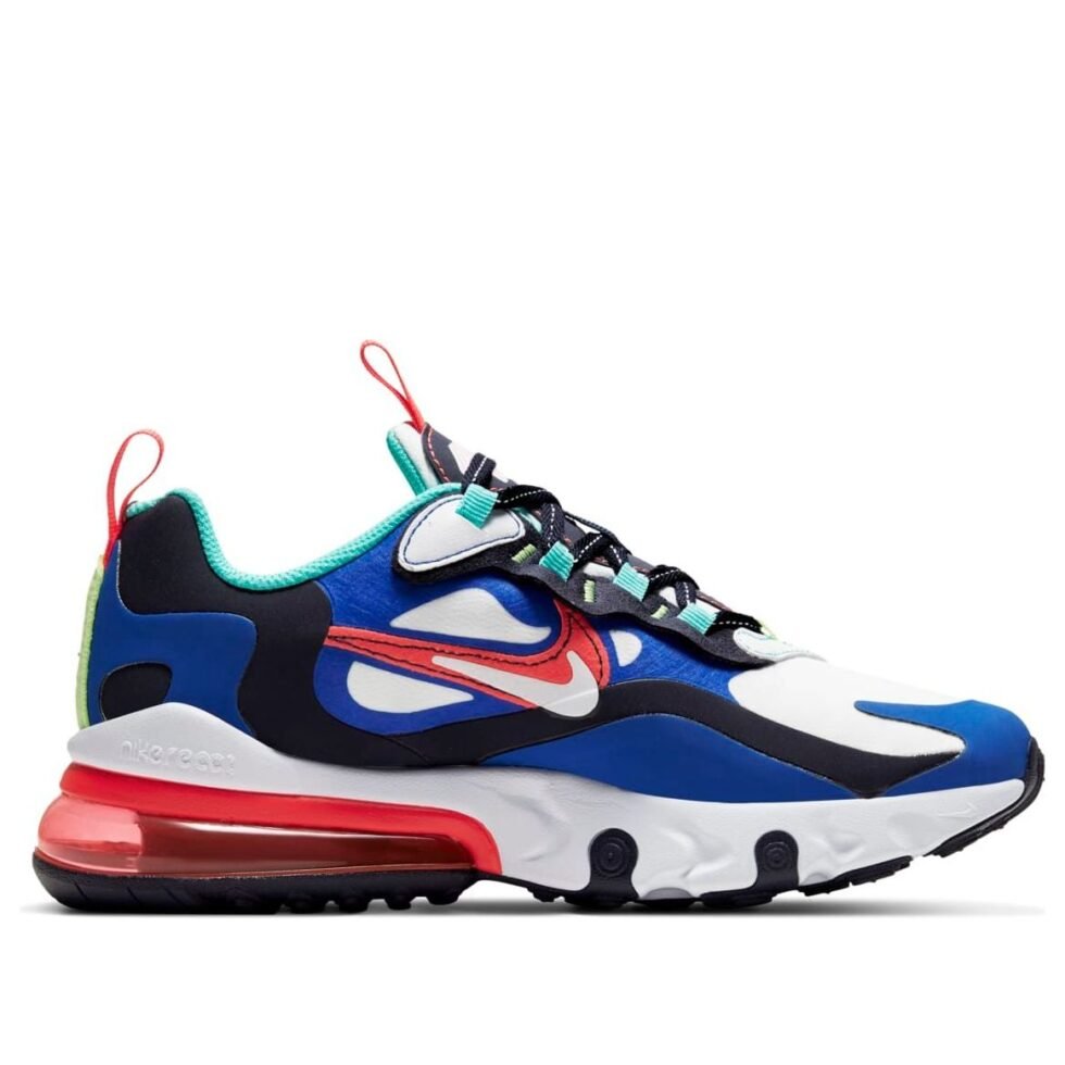 (GS) Nike Air Max 270 React 'Metallic Utopia Slate' CU6697-001 - Image 2