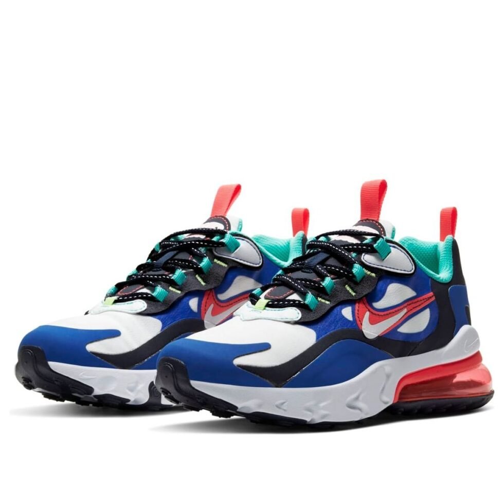 (GS) Nike Air Max 270 React 'Metallic Utopia Slate' CU6697-001 - Image 3