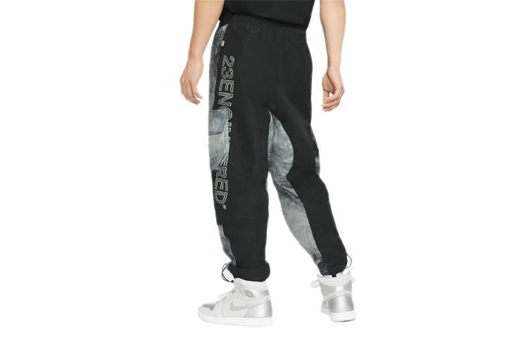 Air Jordan 23 Engineered Reflective Printed Sweatpants 'Black' CU9058-100 - Image 4