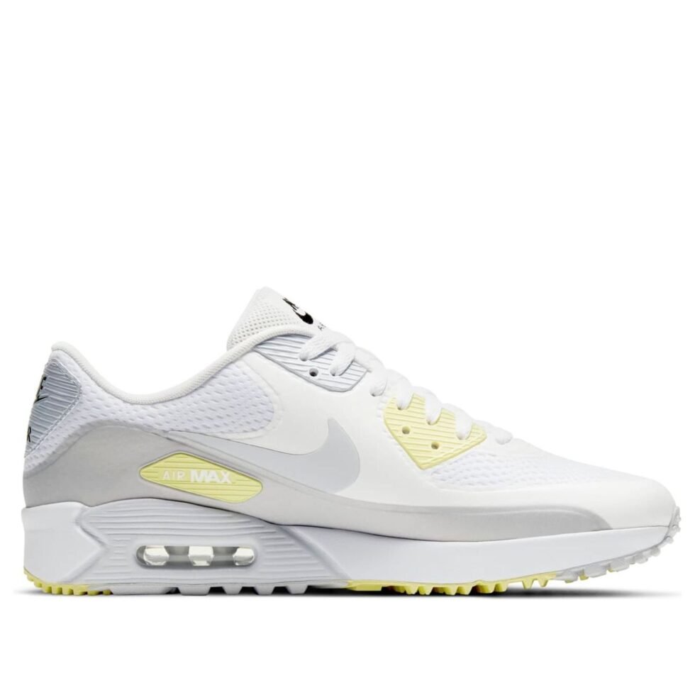 Nike Air Max 90 Golf 'White Metallic Platinum' CU9978-102 - Image 2