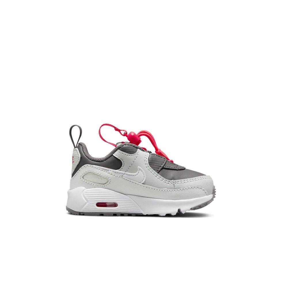 (TD) Nike Air Max 90 Toggle 'Flat Pewter Siren Red' CV0065-003 - Image 2