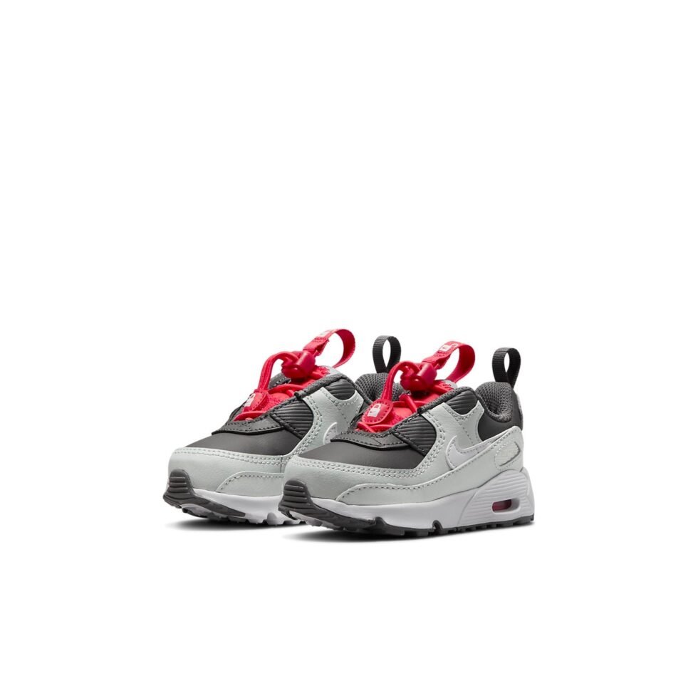 (TD) Nike Air Max 90 Toggle 'Flat Pewter Siren Red' CV0065-003 - Image 3