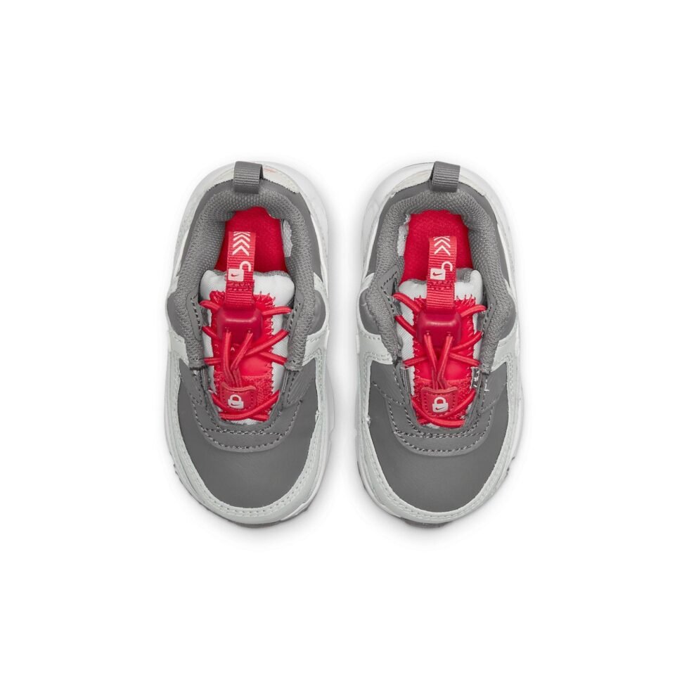 (TD) Nike Air Max 90 Toggle 'Flat Pewter Siren Red' CV0065-003 - Image 4