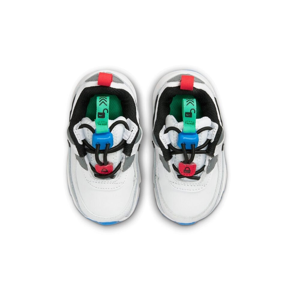(TD) Nike Air Max 90 Toggle 'White Blue Green' CV0065-109 - Image 4