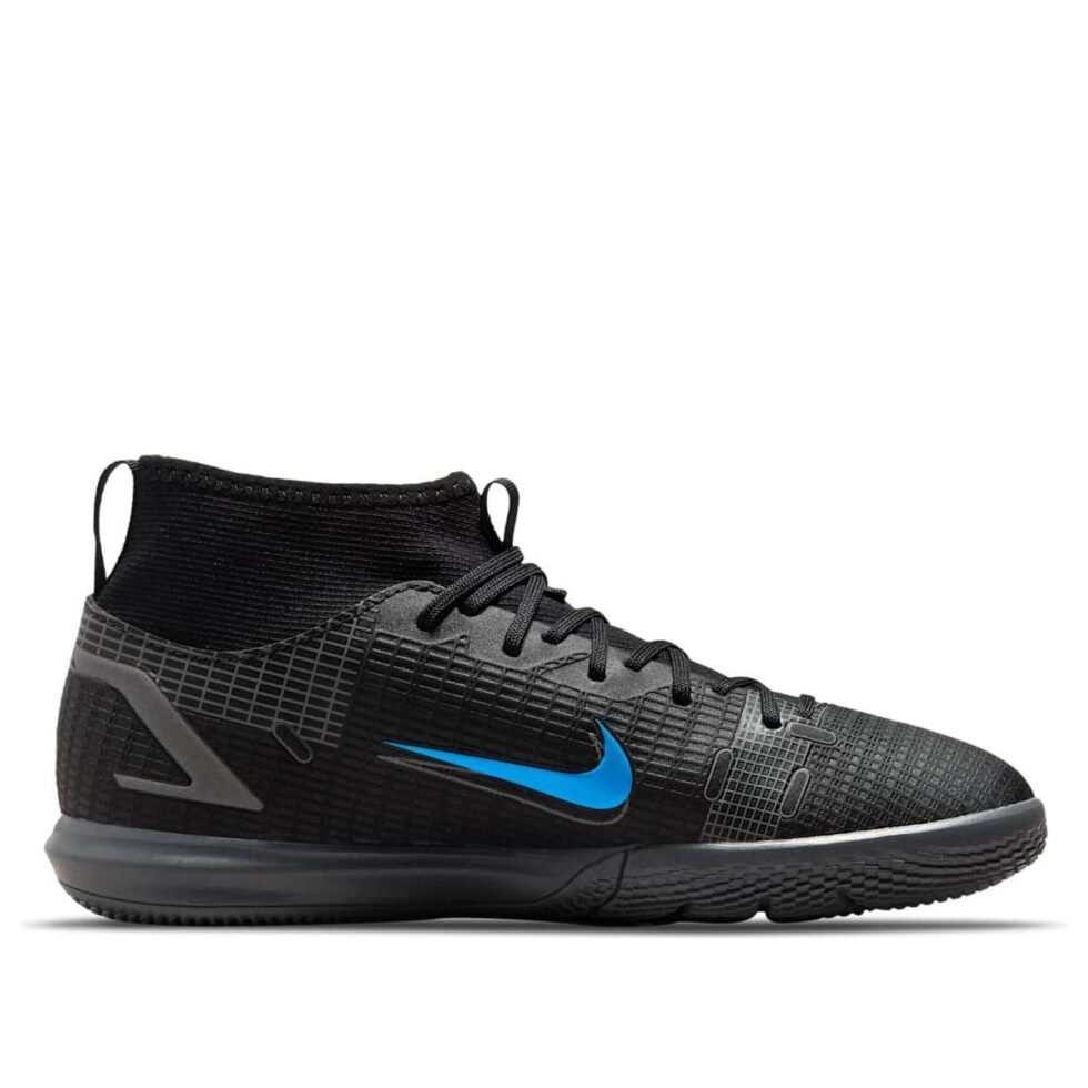 (GS) Nike Mercurial Superfly 8 Academy IC 'Black Photo Blue' CV0784-004 - Image 2