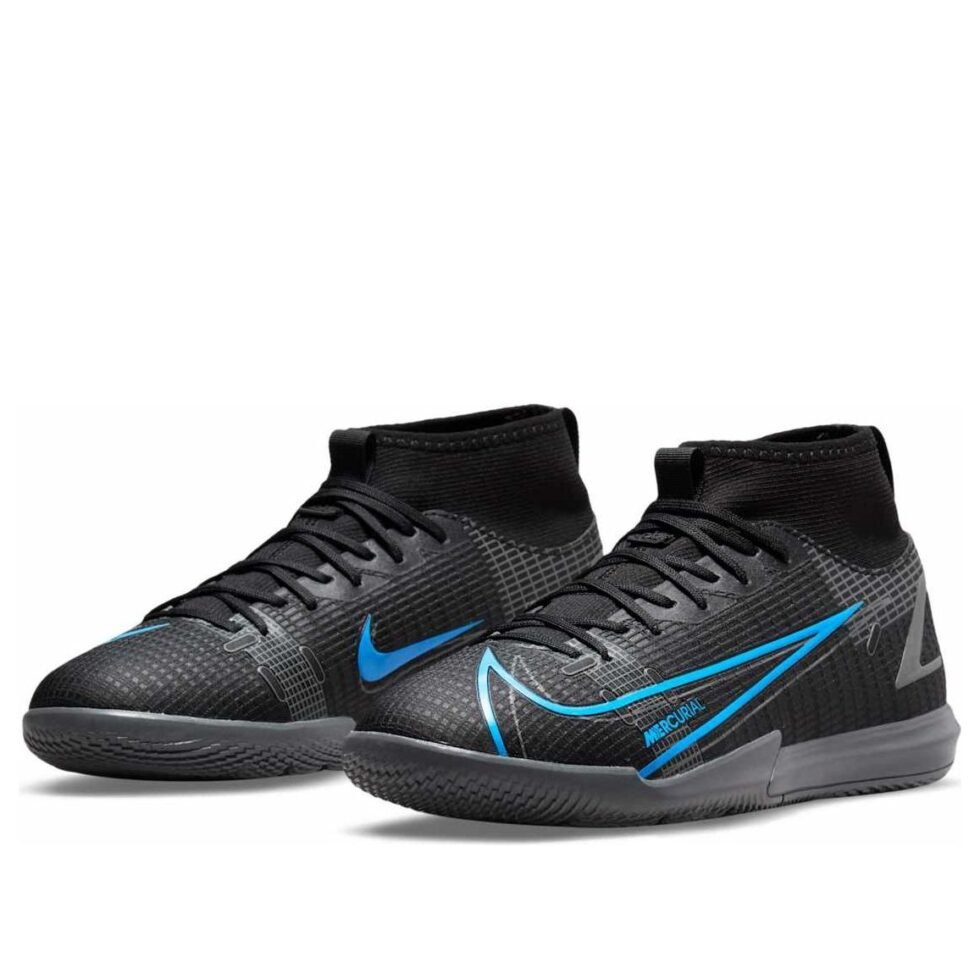(GS) Nike Mercurial Superfly 8 Academy IC 'Black Photo Blue' CV0784-004 - Image 3
