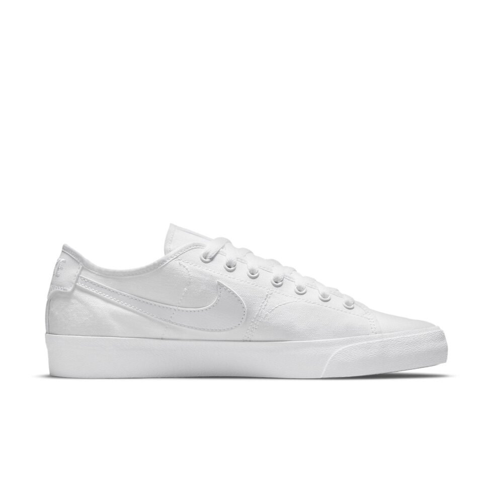 Nike Blazer Court SB 'Triple White' CV1658-102 - Image 2