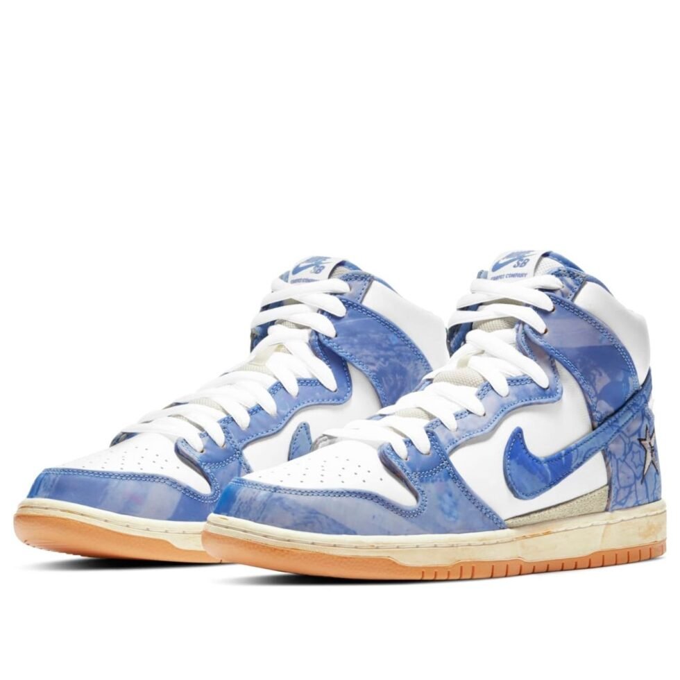 Nike SB Dunk High 'White Dark Sulfur Coconut Milk' CV1677-100 - Image 3