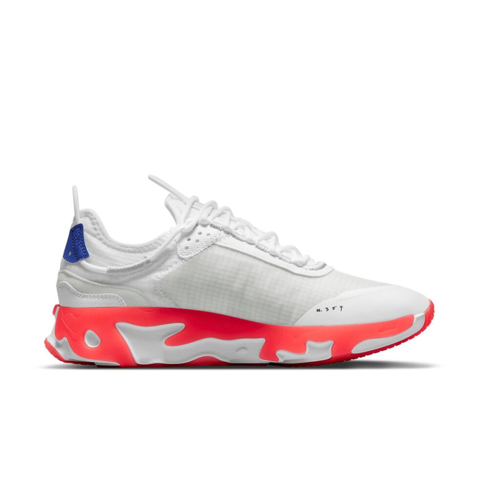 Nike React Live 'White Bright Crimson' CV1772-103 - Image 2