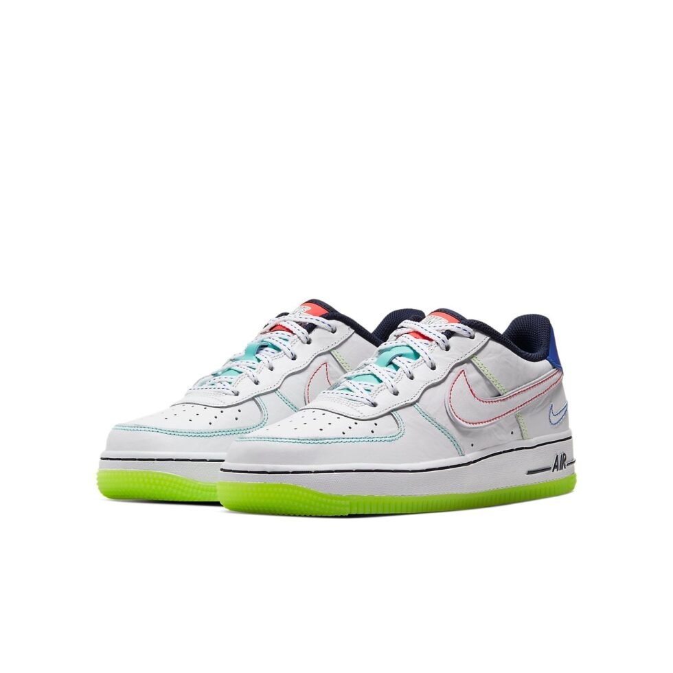 (GS) Nike Air Force 1 Low BG 'Outside the Lines' CV2421-100 - Image 3