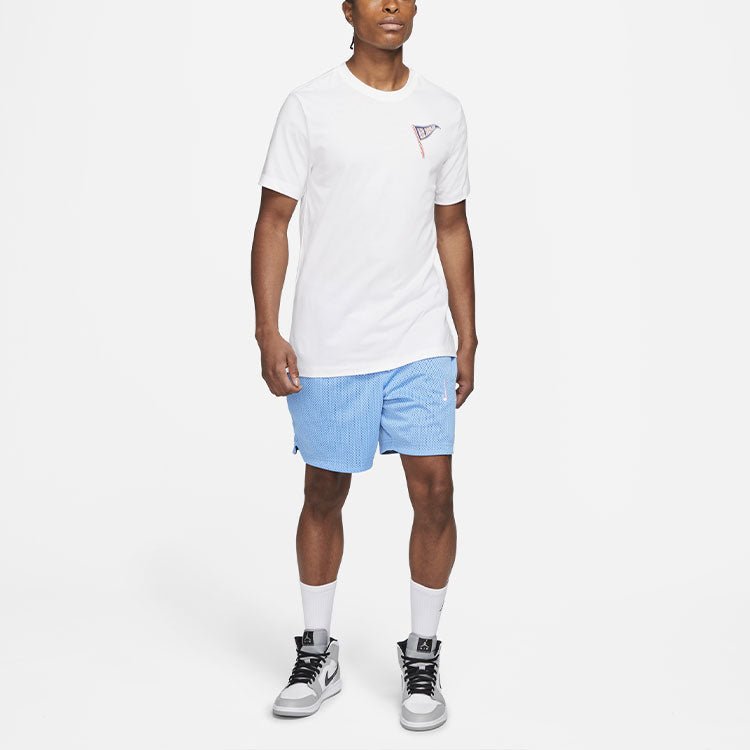 Air Jordan AJ23 MENS Varsity Sports Crew-neck Short Sleeve White CV3410-100 - Image 3