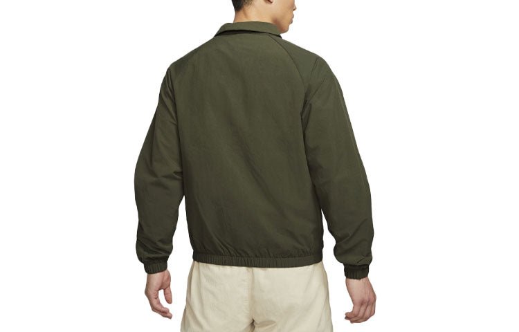 Nike SB Skateboard Casual Sports Cargo Skateboard Woven Jacket Green CV4306-325 - Image 2
