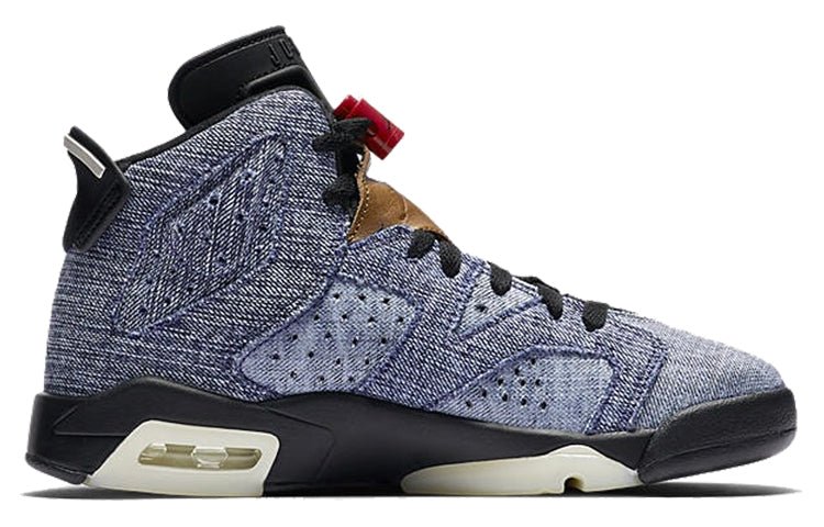 (GS) Air Jordan 6 Retro 'Washed Denim' CV5489-401 - Image 2