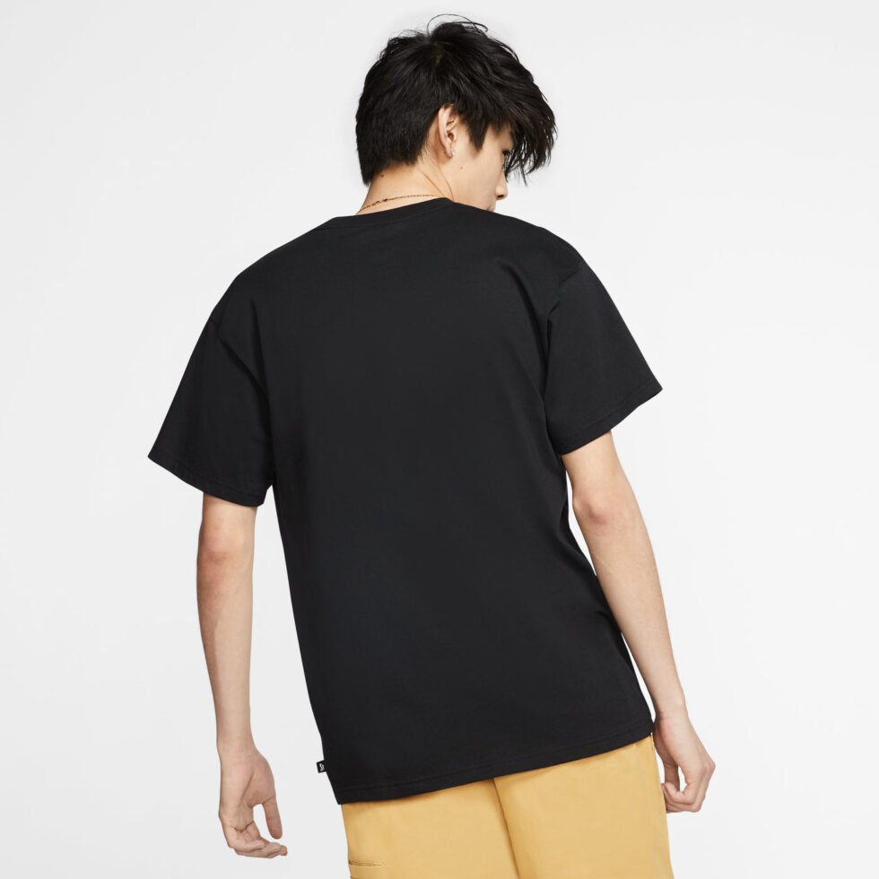 Nike SB Skateboard Big Logo Skateboard Short Sleeve Black CV7540-010 - Image 5