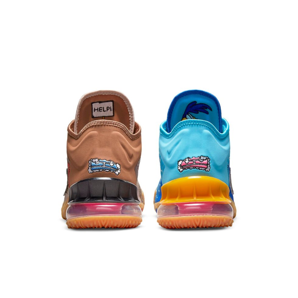Nike Space Jam x LeBron 18 Low 'Wile E. x Roadrunner' CV7562-401 - Image 5