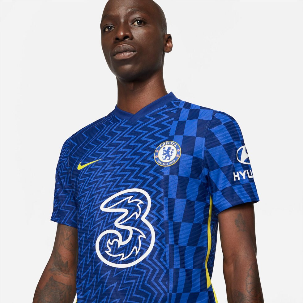 Nike Chelsea FC 21/22 Player Version DRI-FIT ADV Match Home Shirt 'Blue' CV7845-409 - Image 2