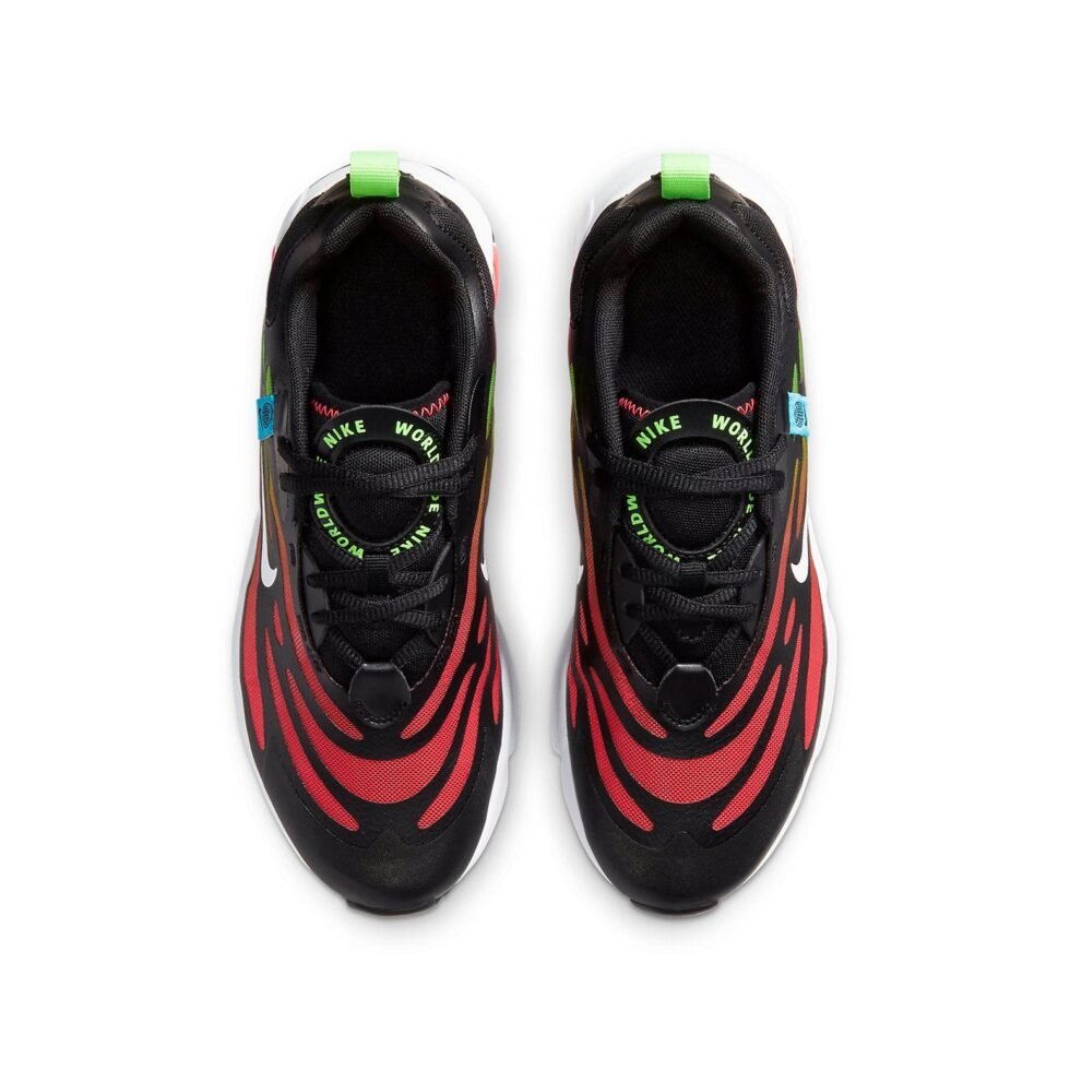(GS) Nike Air Max Exosense SE 'Worldwide Pack - Black Flash Crimson' CV8130-001 - Image 4